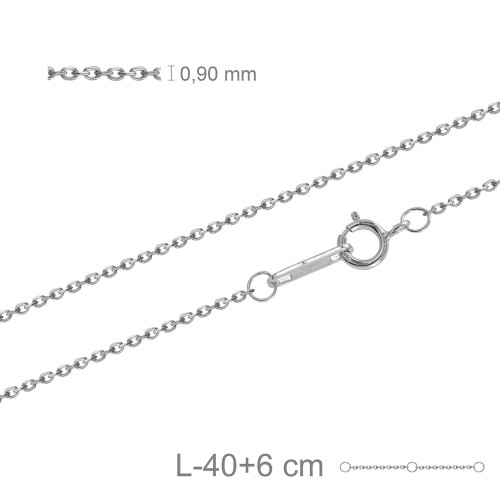 CADENA PLATA -45CM