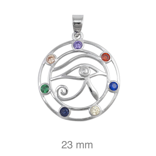 COLGANTE PLATA CHAKRA