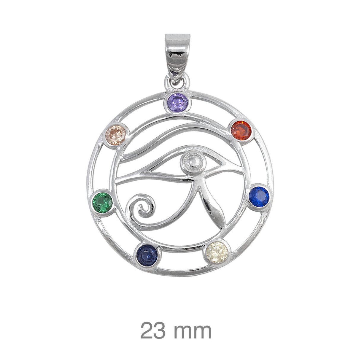 COLGANTE PLATA CHAKRA