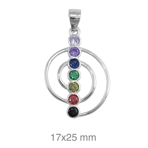 COLGANTE PLATA CHAKRA
