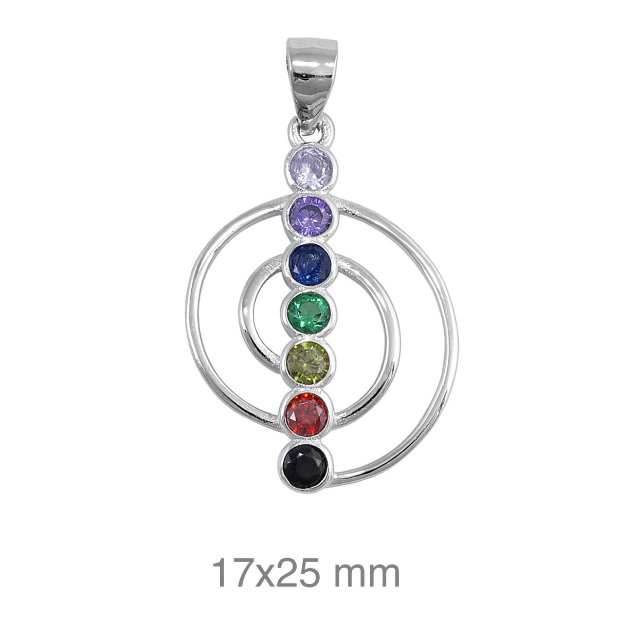 COLGANTE PLATA CHAKRA