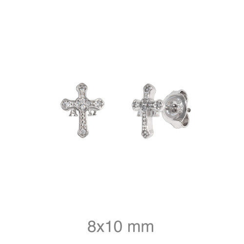 PENDIENTES PLATA CRUZ ASTURIAS ZTAS PRES