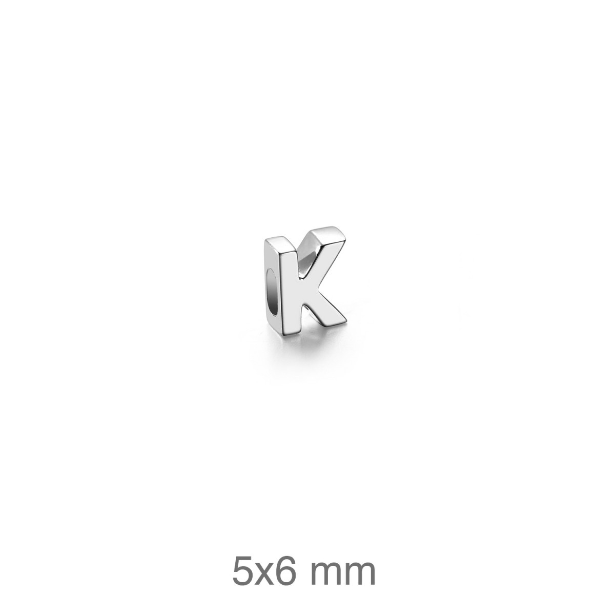 COLGANTE PLATA LETRA K
