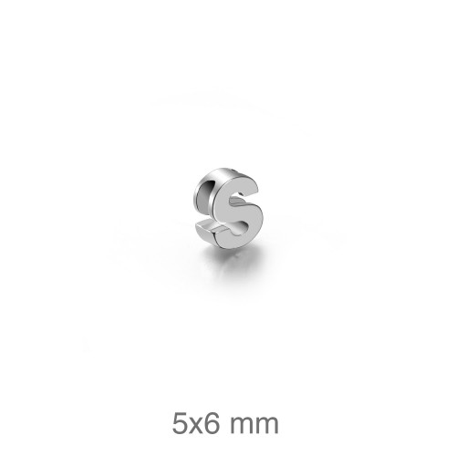 COLGANTE PLATA LETRA S