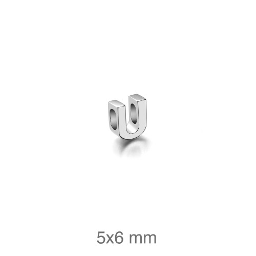 COLGANTE PLATA LETRA U