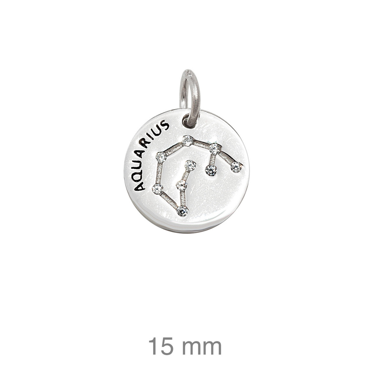 COLGANTE PLATA CONSTELACION ACUARIO