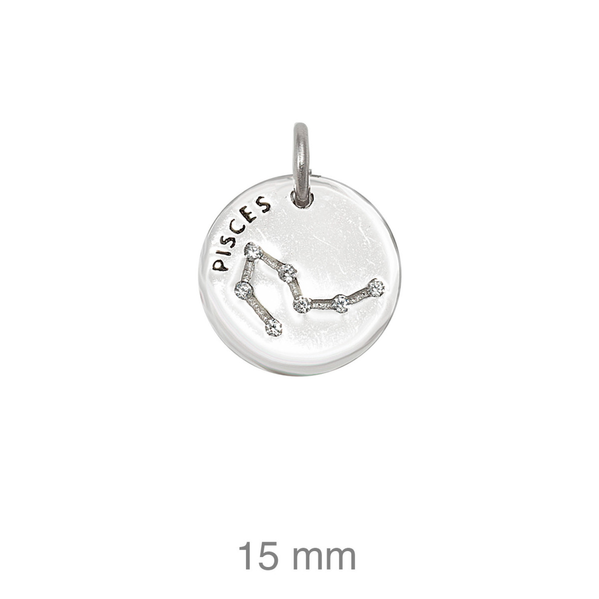 COLGANTE PLATA CONSTELACION PISCIS