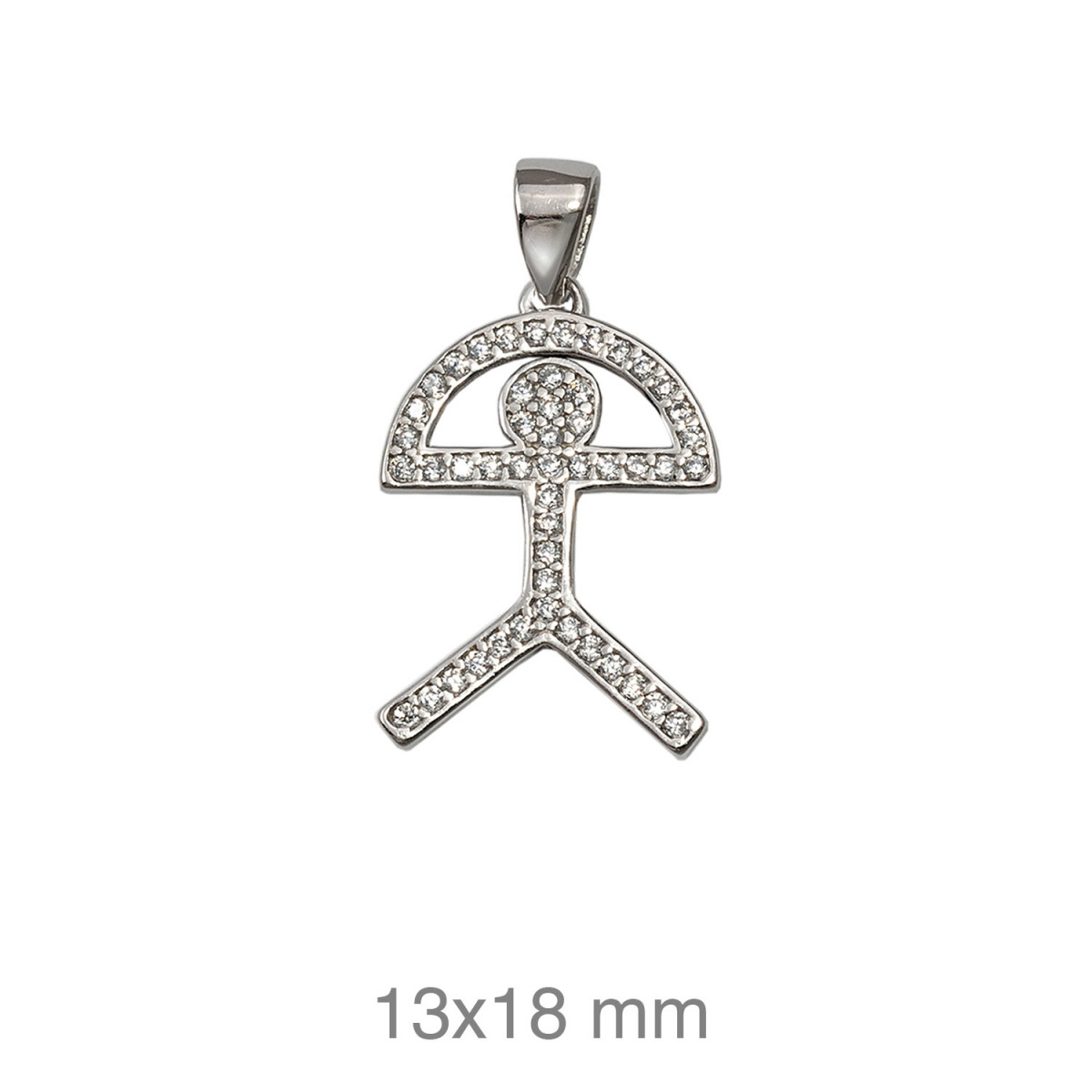COLGANTE PLATA INDALO ZTAS