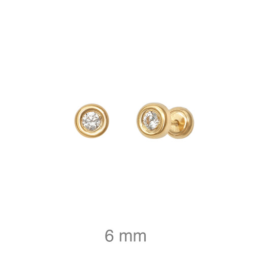 PENDIENTES PLATA B.ORO DONUTS Nº 3