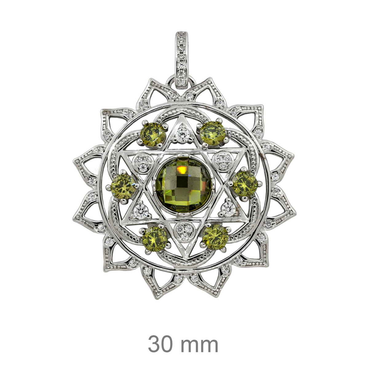 COLGANTE PLATA CHAKRA