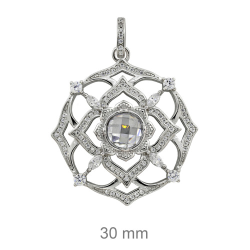 COLGANTE PLATA CHAKRA