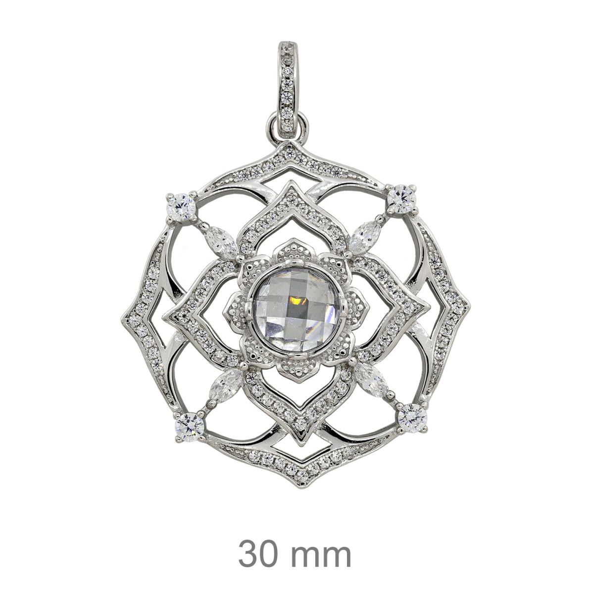 COLGANTE PLATA CHAKRA