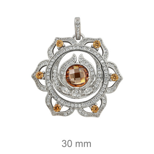 COLGANTE PLATA CHAKRA