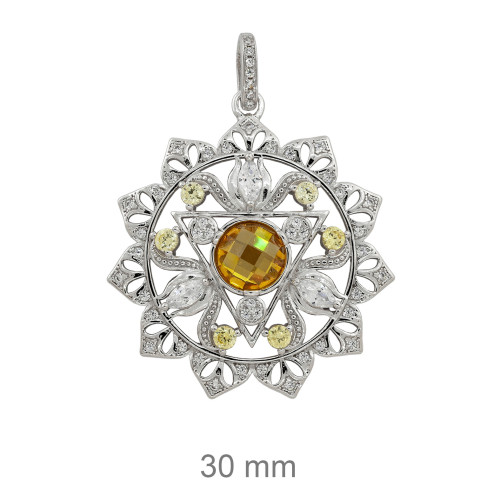 COLGANTE PLATA CHAKRA