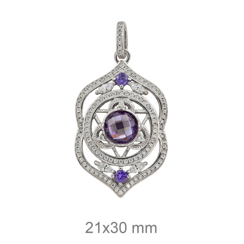 COLGANTE PLATA CHAKRA