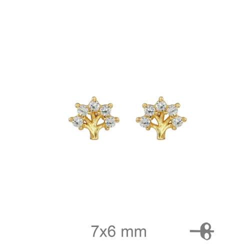 PENDIENTES PLATA B.ORO+e ARBOL ZTAS