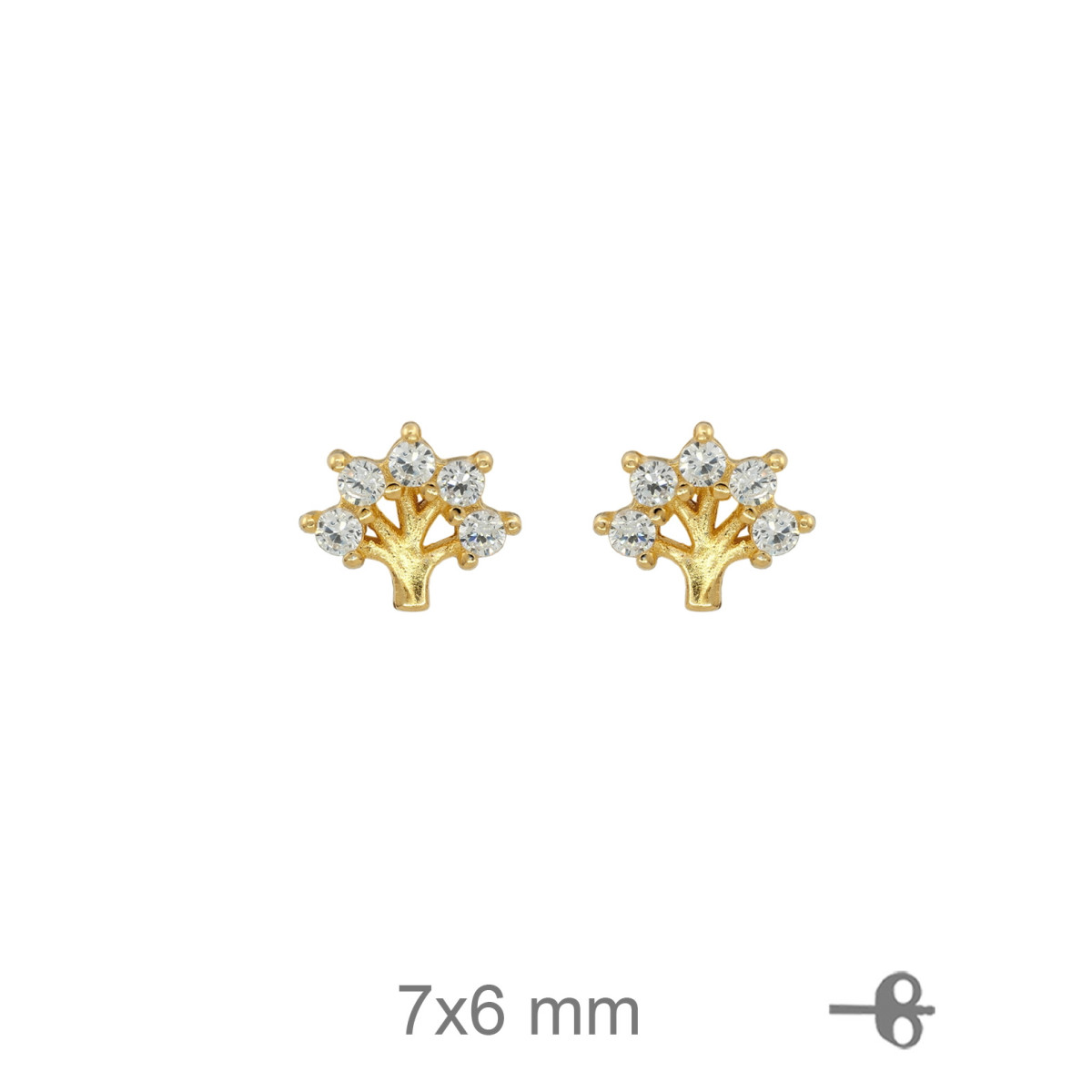 PENDIENTES PLATA B.ORO+e ARBOL ZTAS