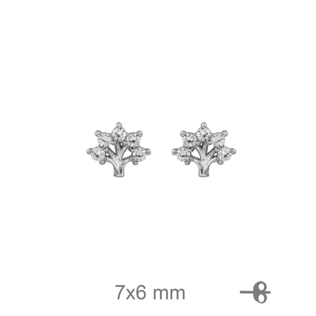 PENDIENTES PLATA ARBOL ZTAS