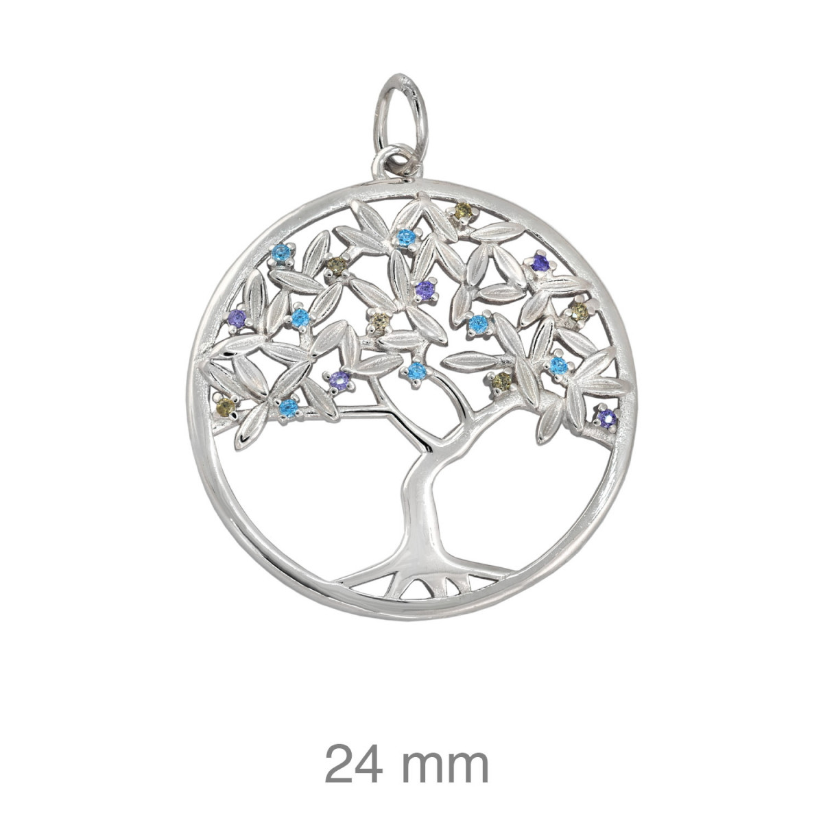 COLGANTE PLATA ARBOL VIDA ZTAS