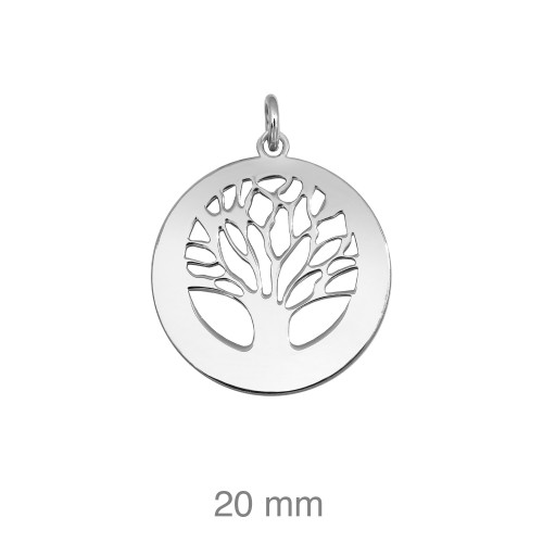 COLGANTE PLATA ARBOL VIDA