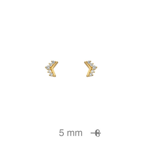 PENDIENTES PLATA B.ORO ZTAS