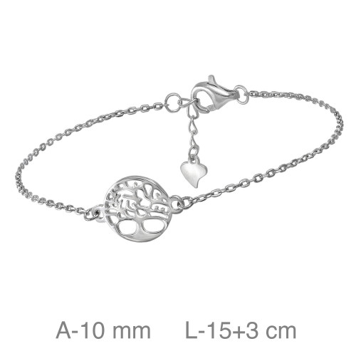 PULSERA PLATA ARBOL VIDA