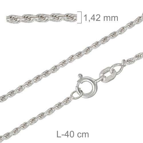 CORDONCILLO PLATA 35X40CM