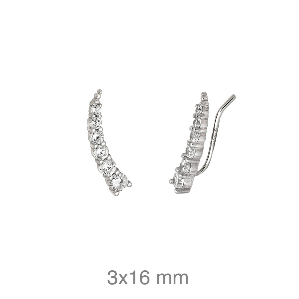 PENDIENTES PLATA CIRCONITAS