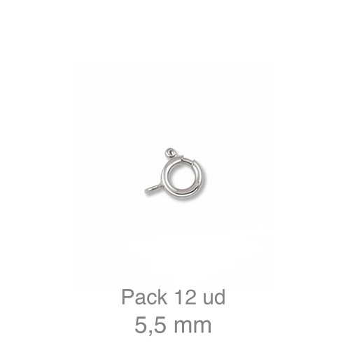 REASA REFORZADA DE 5,5mm PLATA PACK-12UD