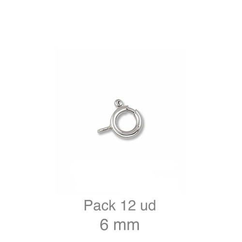 REASA REFORZADA DE 6mm PLATA PACK-12 UD