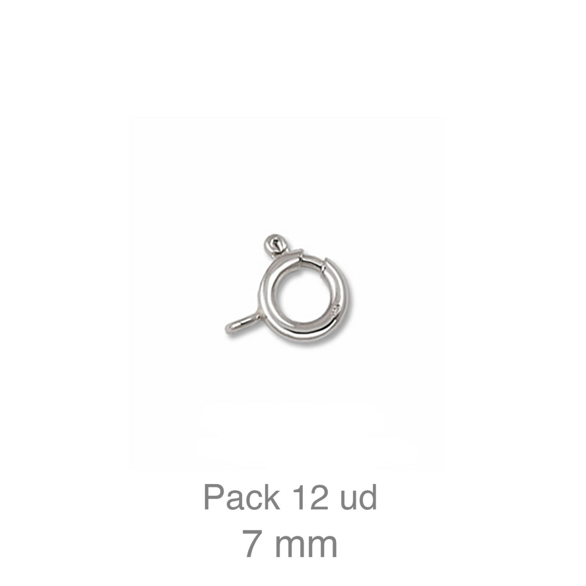 REASA REFORZADA DE 7mm PLATA PACK-12 UDS