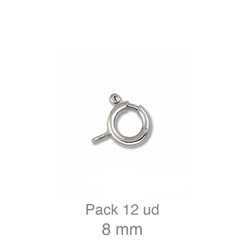 REASA REFORZADA DE 8mm PLATA PACK-12 UDS