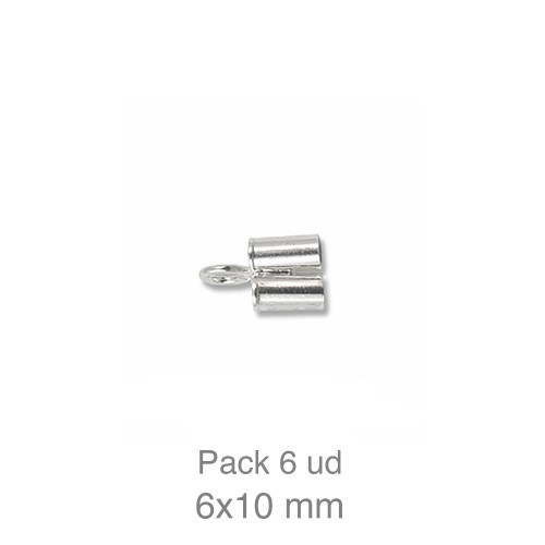 TERMINAL REDOND DOBLE C/ESPAL.PLATA P.6U