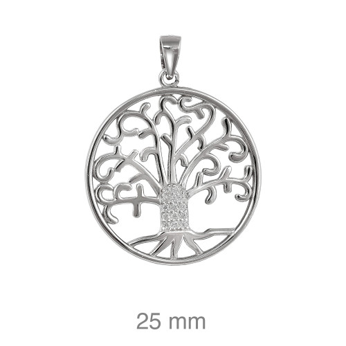 COLGANTE PLATA ARBOL VIDA ZTAS