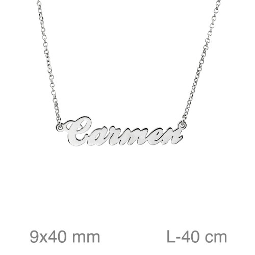 GARGANTILLA PLATA NOMBRE