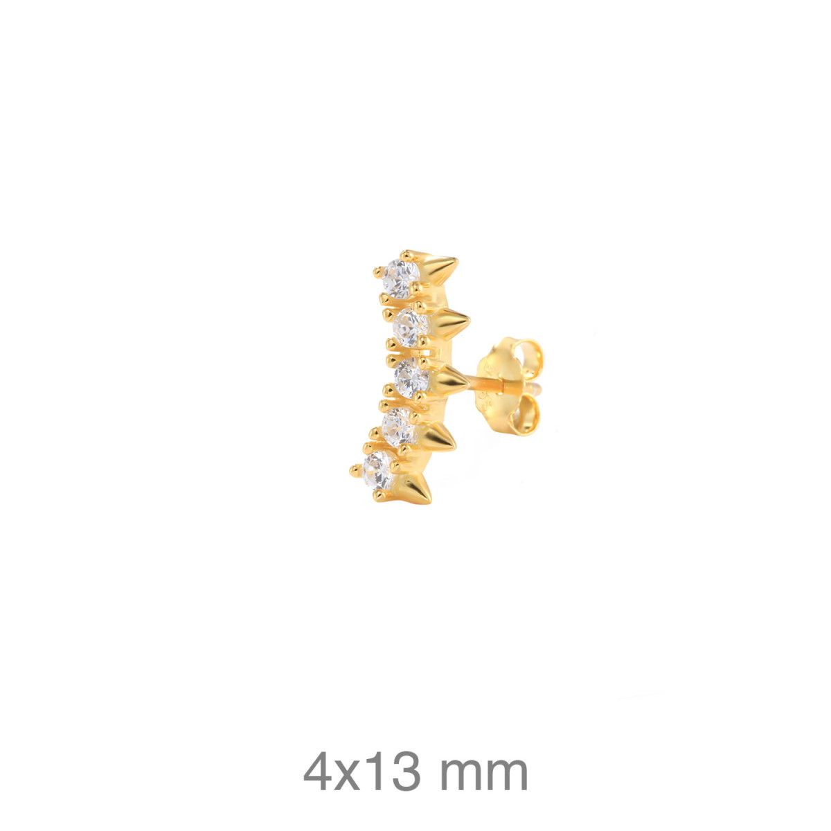 PENDIENTE PLATA B.ORO+e EARCUFF ZTAS (UD)