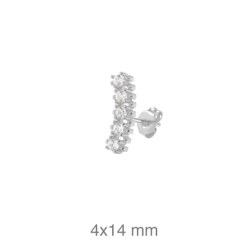 PENDIENTE PLATA EARCUFF CIRCONITAS (UD)