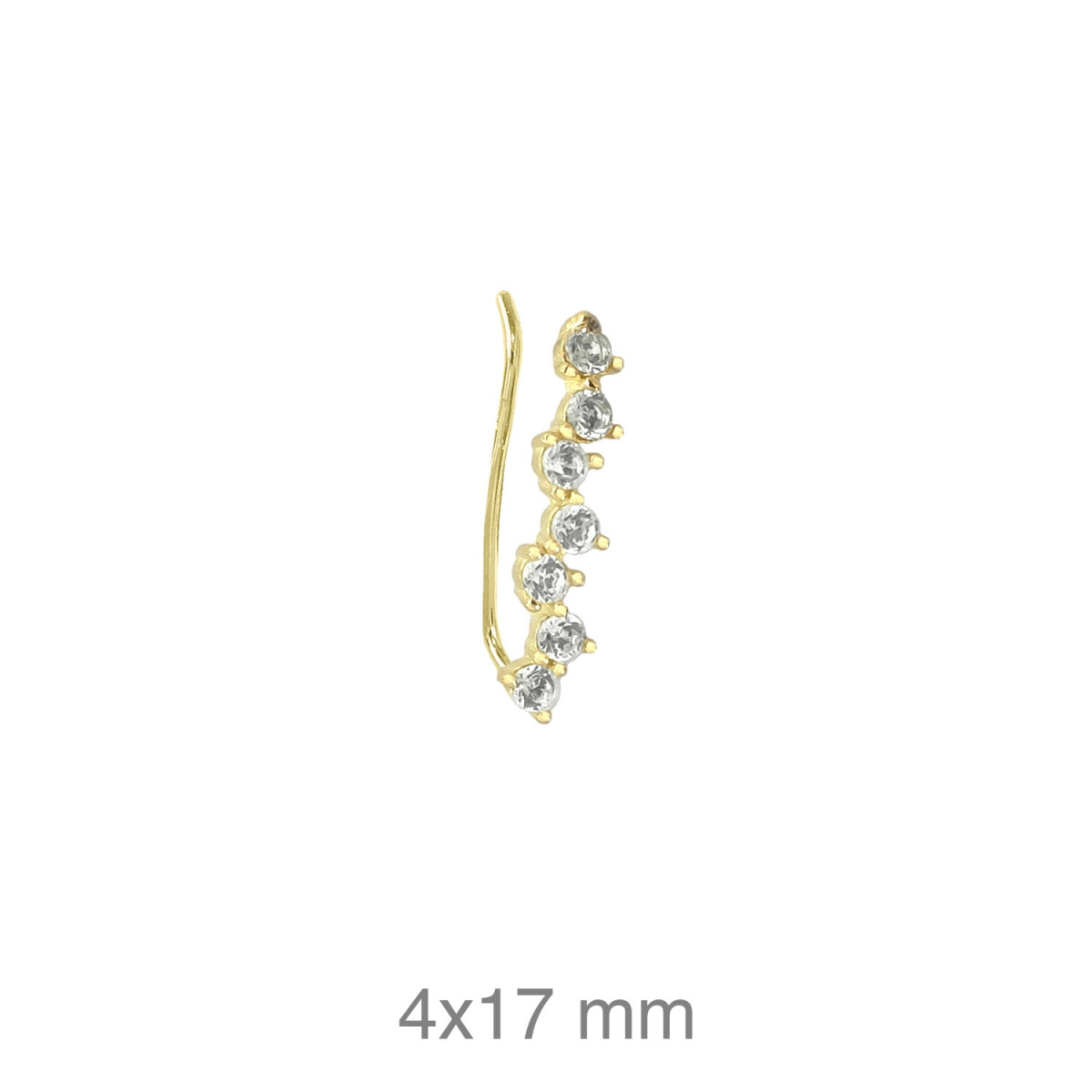 PENDIENTES PLATA B.ORO CIRCONITAS