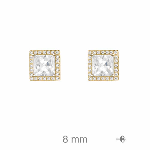 PENDIENTES PLATA B.ORO+e CIRCONITAS