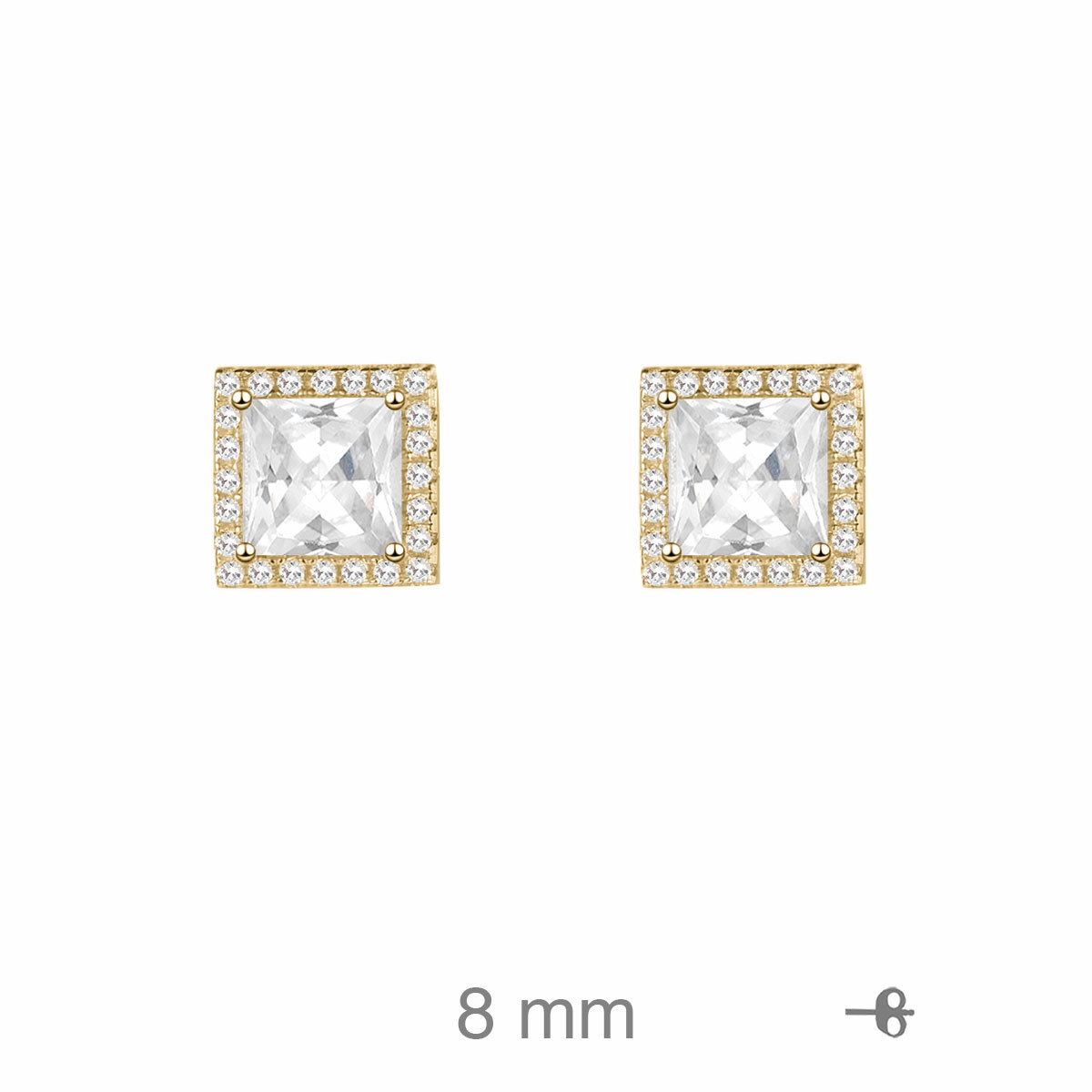 PENDIENTES PLATA B.ORO+e CIRCONITAS