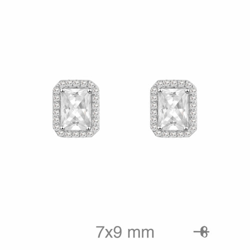 PENDIENTES PLATA CIRCONITAS