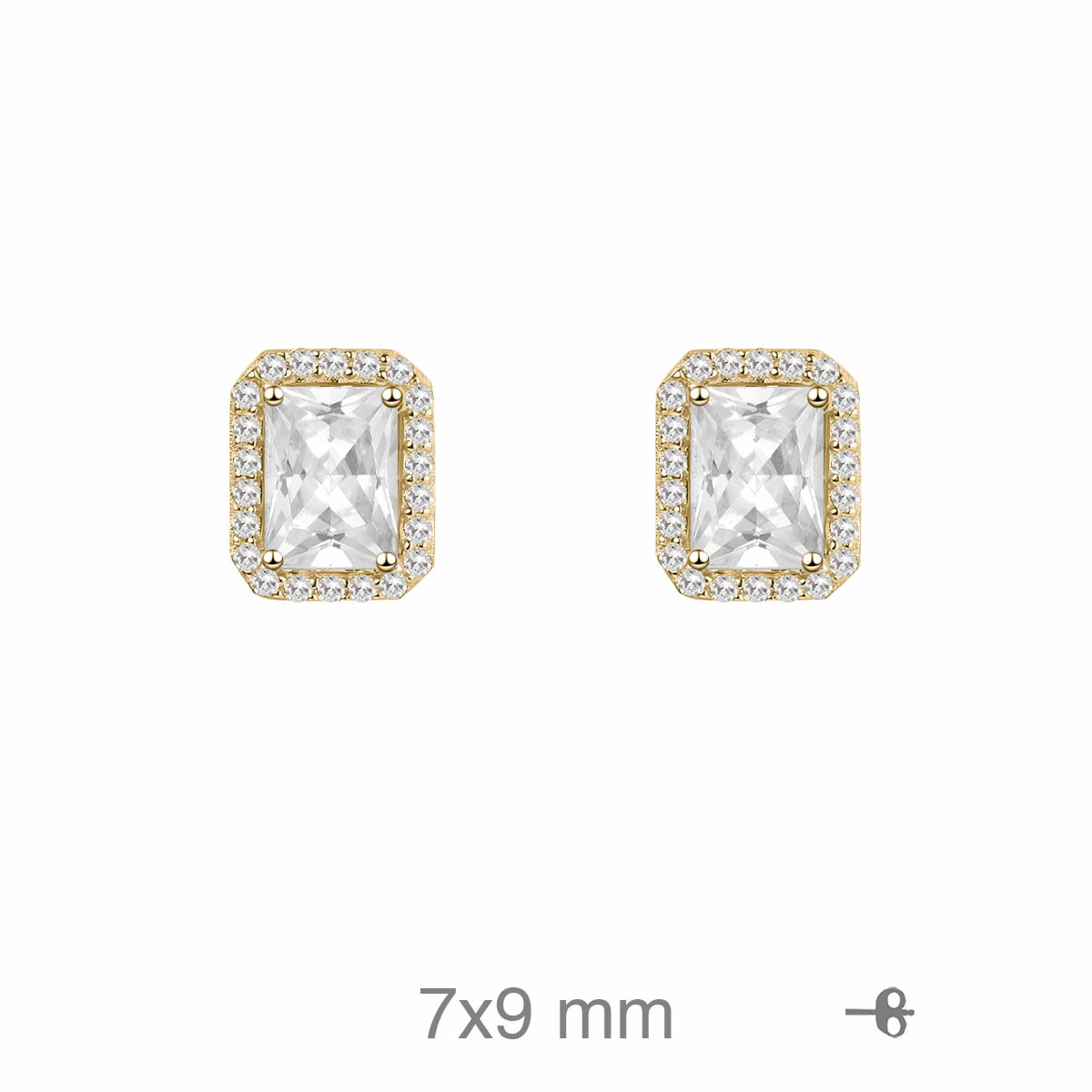 PENDIENTES PLATA B.ORO+e CIRCONITAS