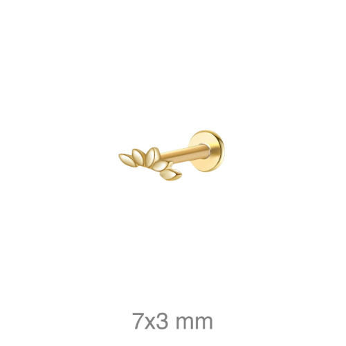 PENDIENTE PLATA B.ORO+e EARCUFF (UD)
