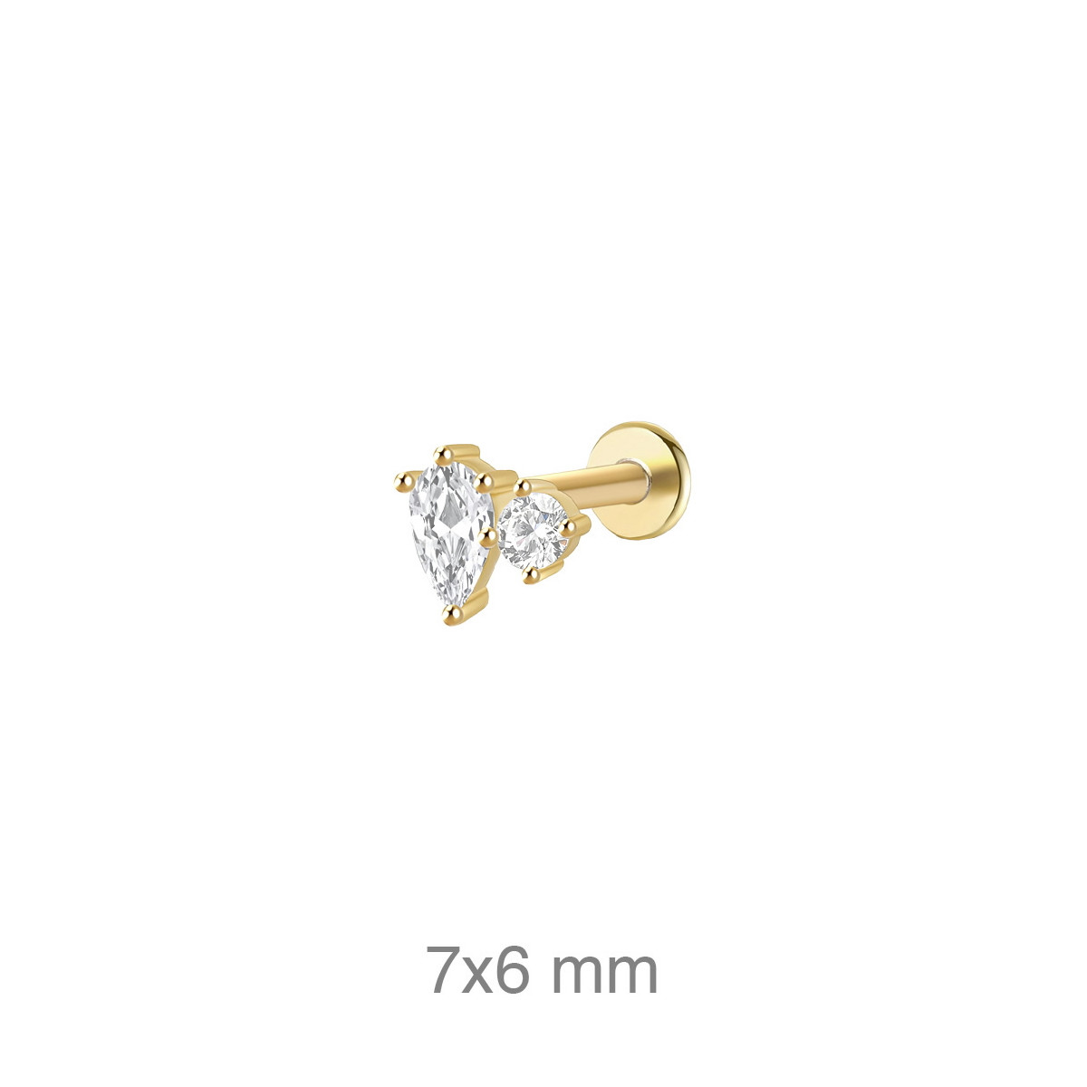 PENDIENTE PLATA B.ORO+e EARCUFF ZTAS (UD)
