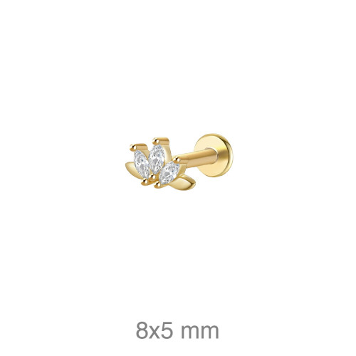 PENDIENTE PLATA B.ORO+e EARCUFF ZTAS (UD)