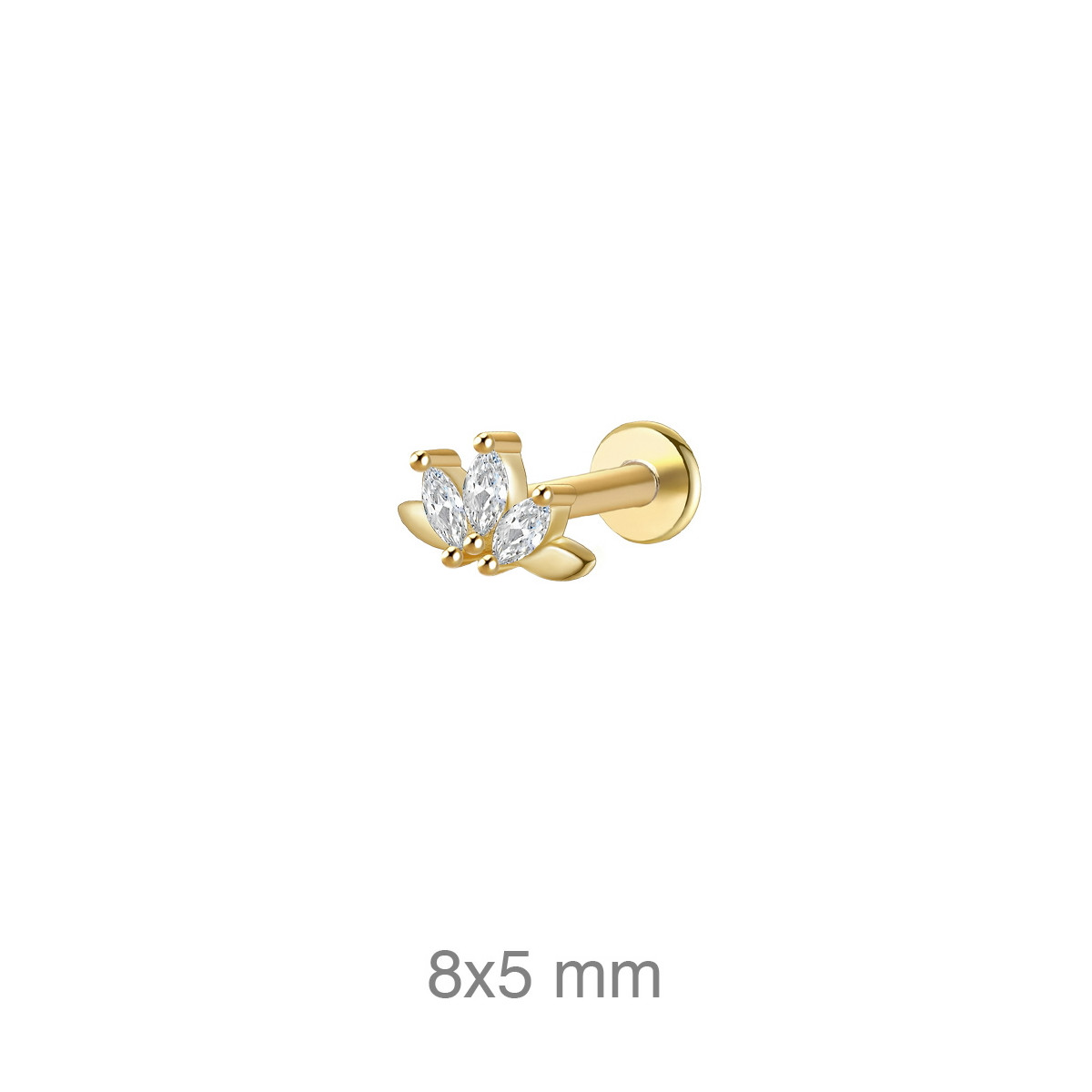 PENDIENTE PLATA B.ORO+e EARCUFF ZTAS (UD)