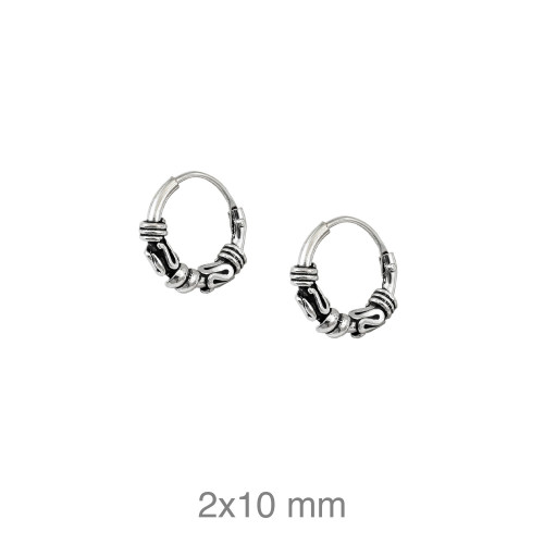 CRIOLLA PLATA BALINESA 2X10MM
