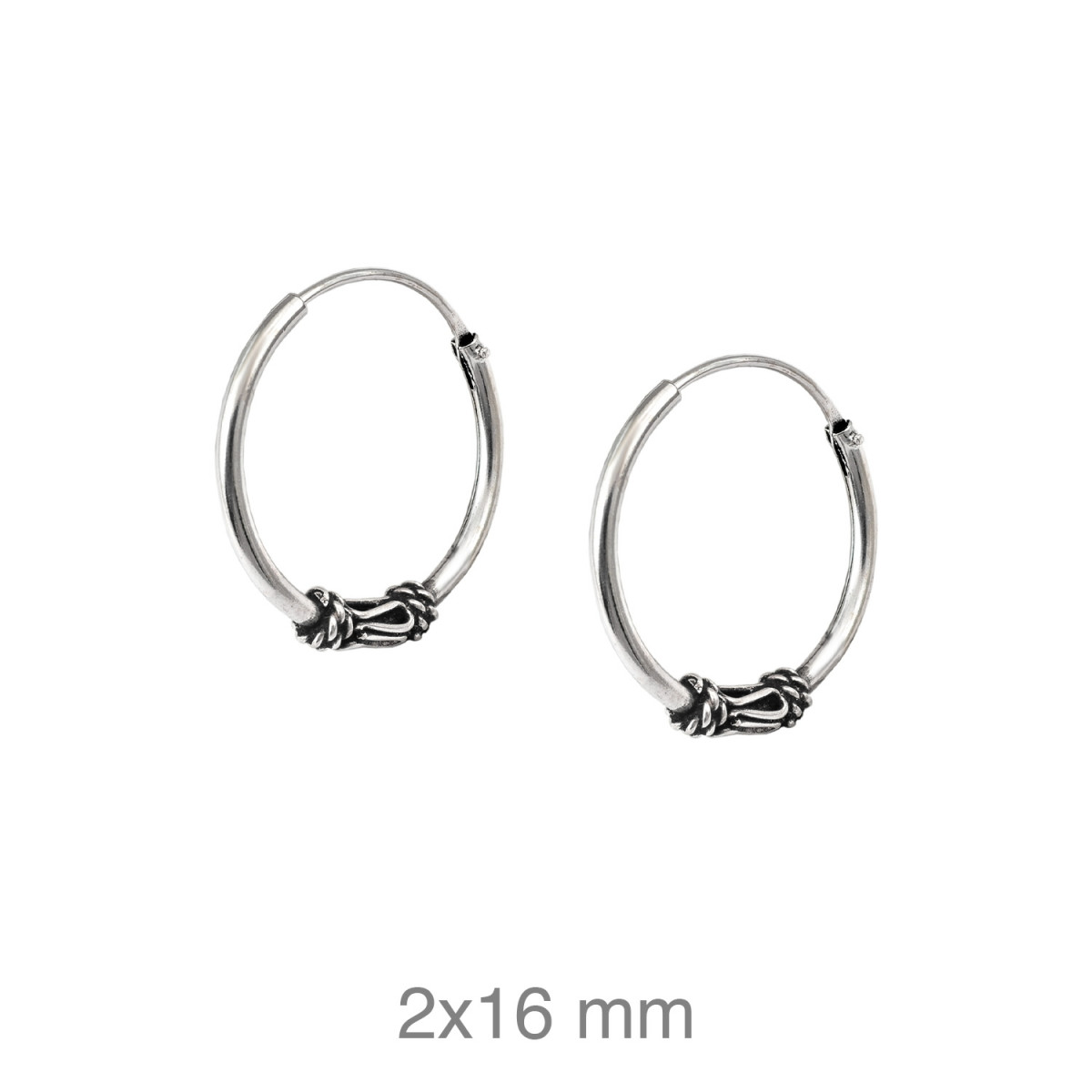 CRIOLLA PLATA BALINESA 2X16MM