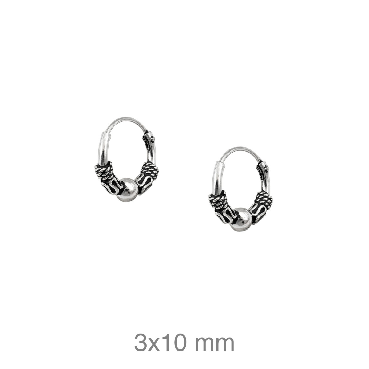 CRIOLLA PLATA BALINESA 3X10MM