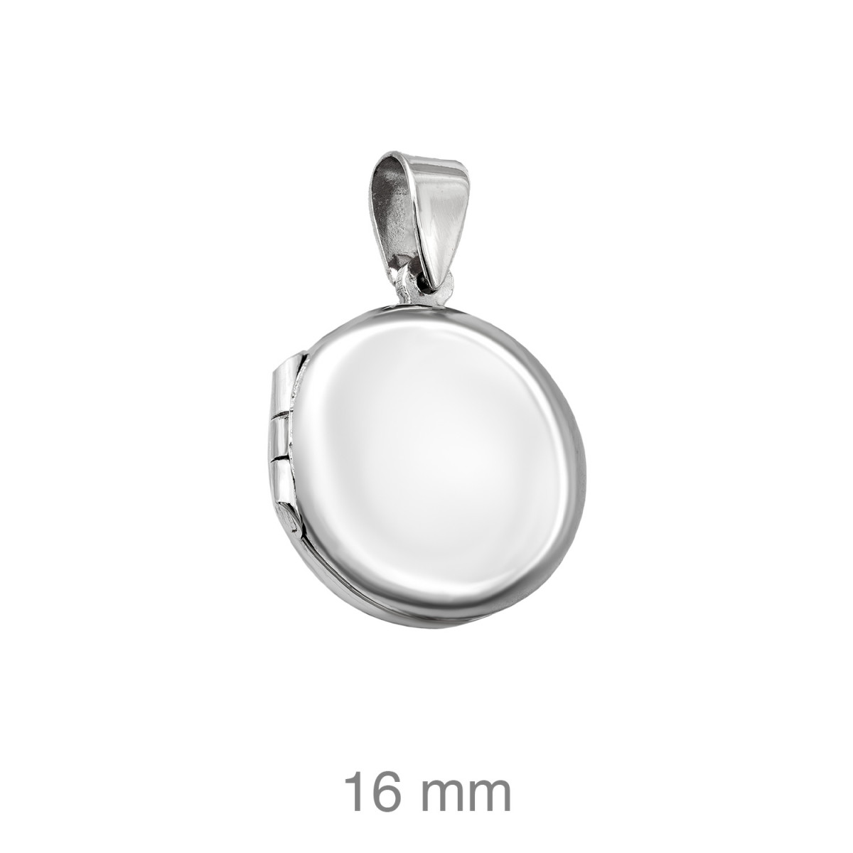 DIJE PLATA REDONDO ABOMBADO